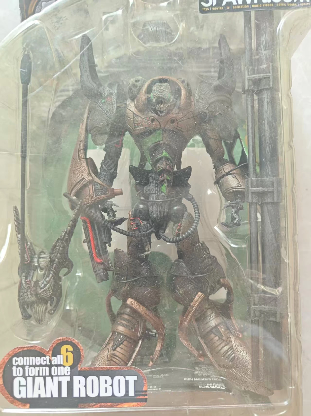 McFarlane Spawn~ Serie 18 Interlink 6~LL4 Of Giant Robot Actionfiguren Spielzeug Seltene Sammlerfigur