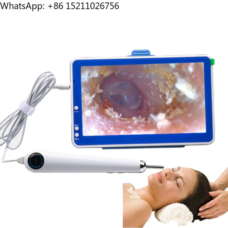 Smart Electric HD Endoscope Ear Picker, Digital Microscope Earwax Removal Spoon Visual Ear Cleaner