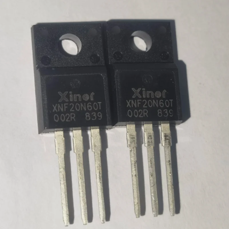 5PCS-20PCS XNF20N60T  TO220F 20A 600V IGBT power devices have higher current capacity and are used in high-power scenarios