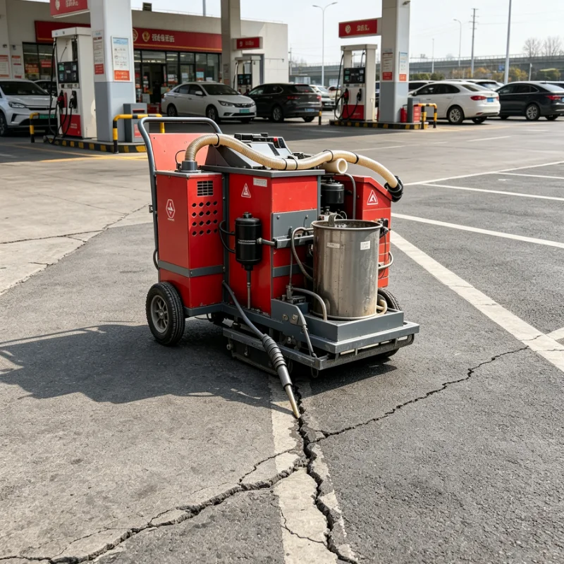 Tow‑Behind Hot Pour Asphalt Crack Filler Equipment for Highway & Municipal Pavement Maintenance