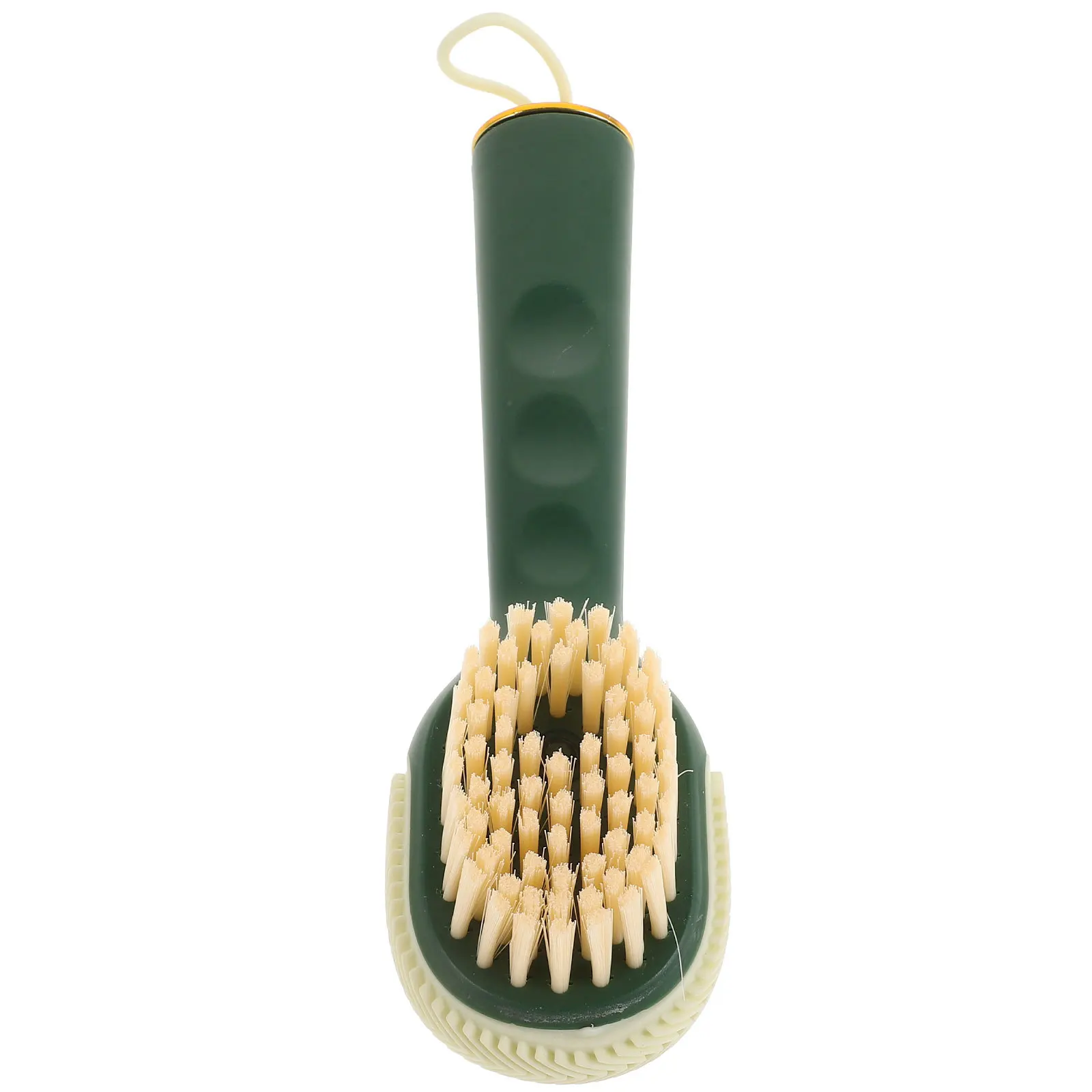 

Press Type Shoe Brush Soft Bristles Dual Use Wet Dry For Shoes Clothes Household Multifunctional Cleaning Scrub Brush