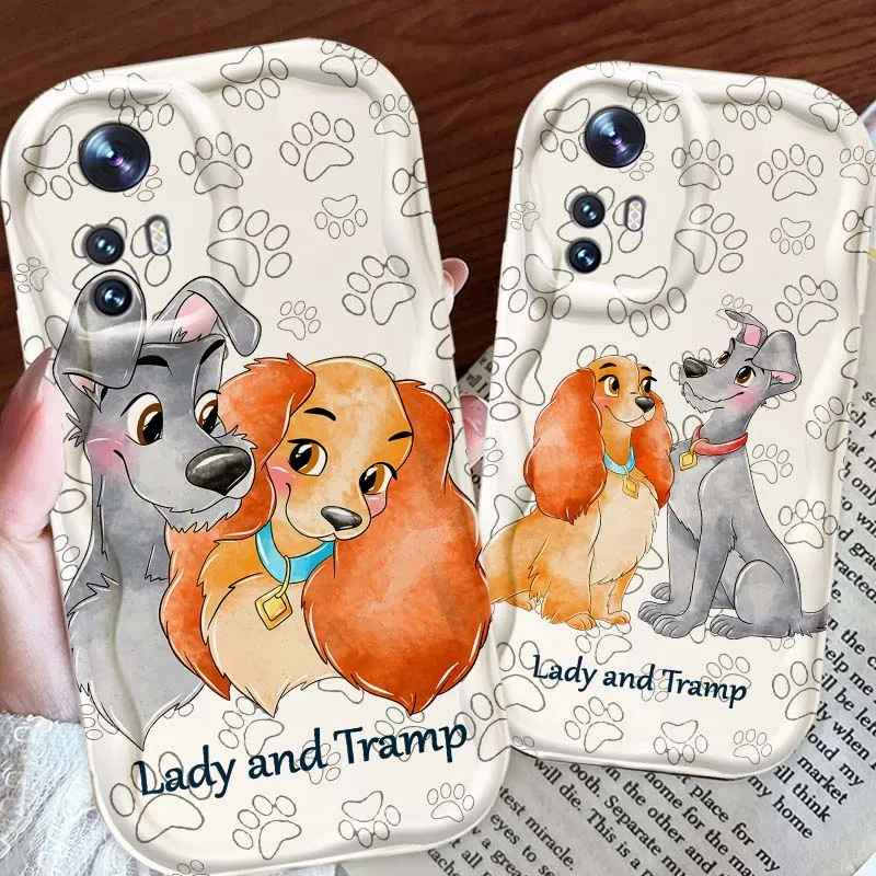 

Lady And The Tramp Phone Case For Xiaomi Mi 11 12 12T 14 15 Lite Ultra Poco F4 X3 X5 X6 X4 X7 M6 F6 Pro 5G Wave Oil