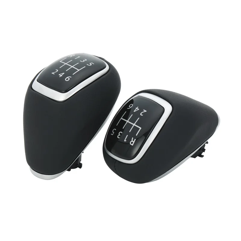 Pommeau De Levier De Vitesse En Cuir Pour Hyundai Tucson MK3 2017-2020 - Référence 43711F2300, Couleur Argenté - 3