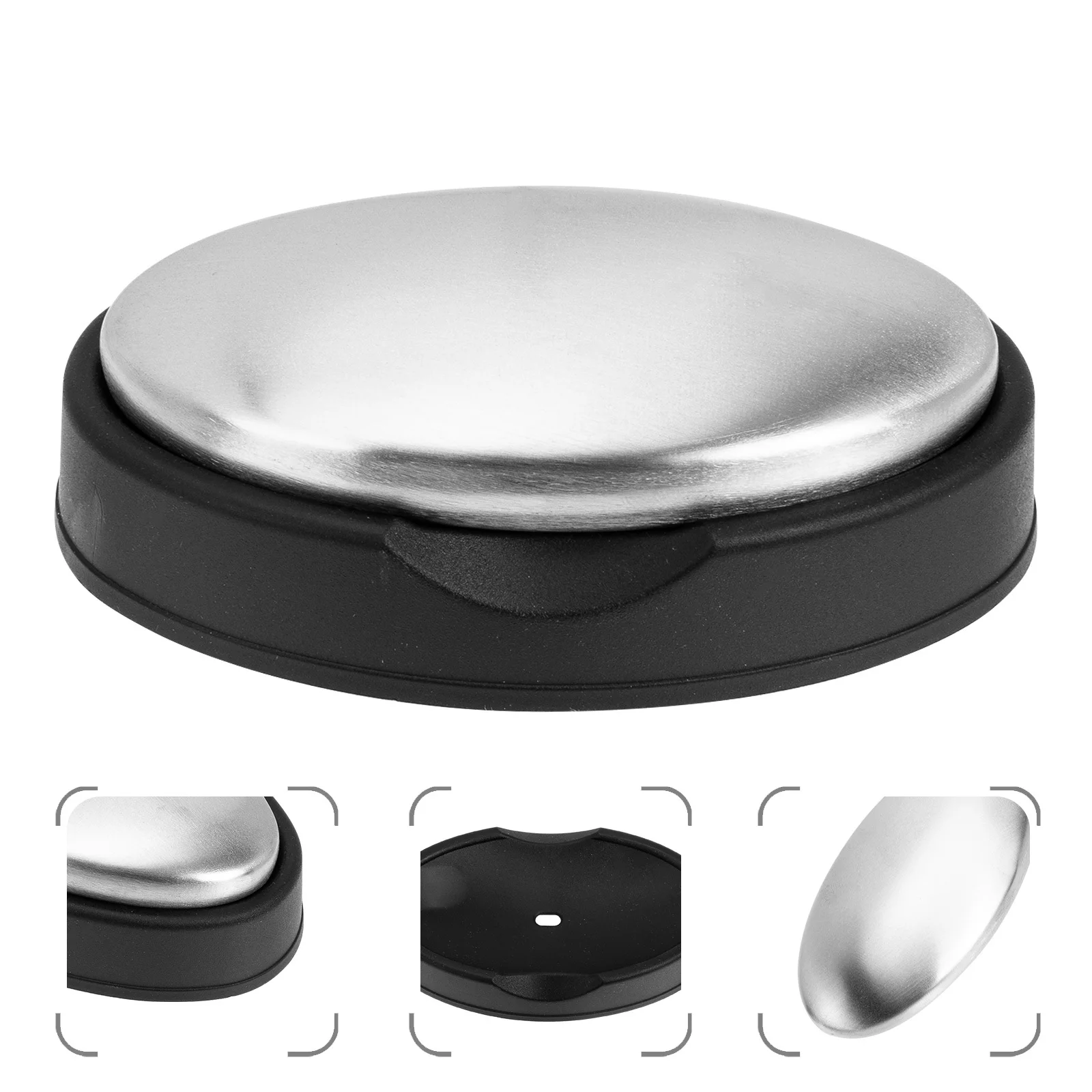 

2Pcs Stainless Steel Odor Remover Soap Bar for Kitchen Hand Use Removes Garlic Fish Onion Scents Effective Cleaner