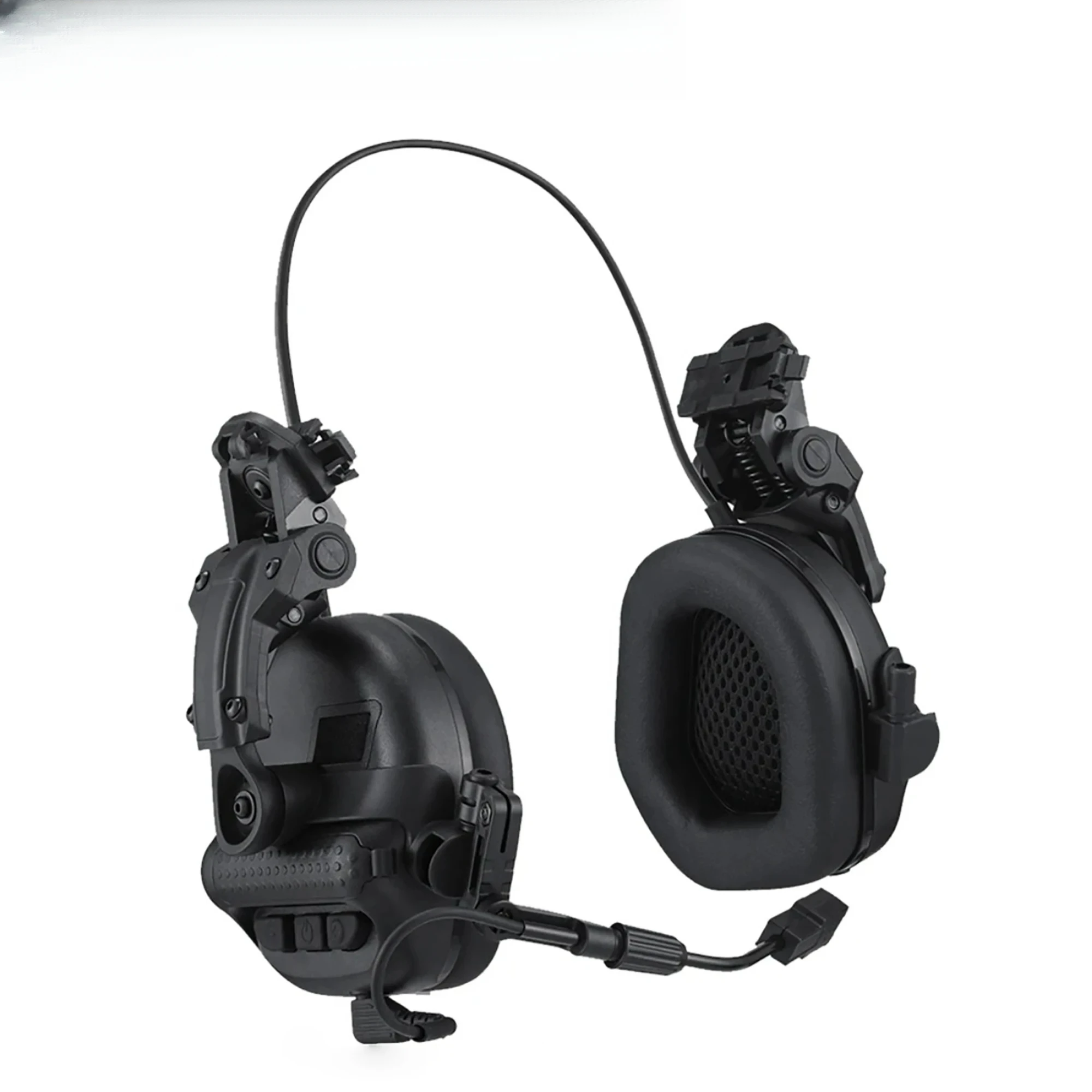 

Tactical headphones - Headsets compatible with helmets, featuring active noise cancellation and sound amplification