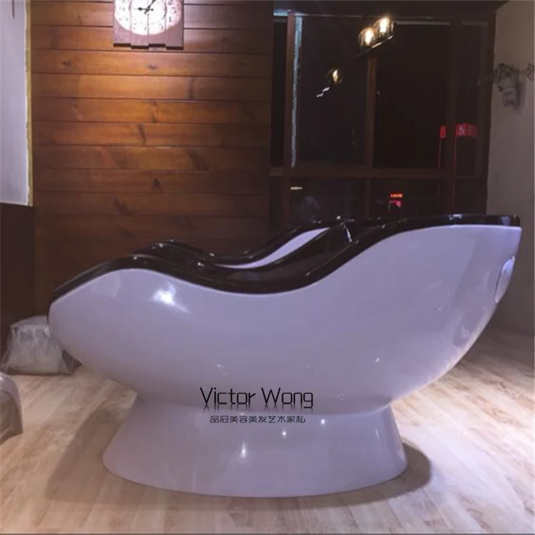 Women Reclining Shampoo Chair Hair Therapy Head Spa Hairwash Bed Styling Stations Silla Para Lavar Cabello Salon Furniture