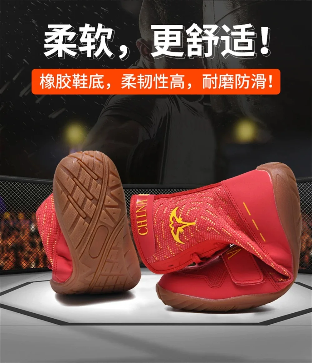 

Men's Wrestling Shoes Fashionable Wear-resistant Non-slip Women's Wrestling Sports Shoes Luxury Boxing Shoes