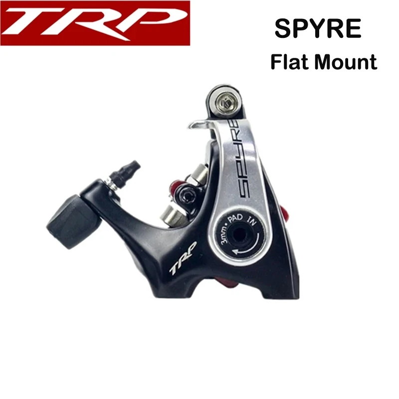 TRP Spyre Flat Mount Mechanical Brake Caliper SPYRE Dual Side Actuation Road Disc Brake Calipers MD-C610 No Rotor No Adaptor