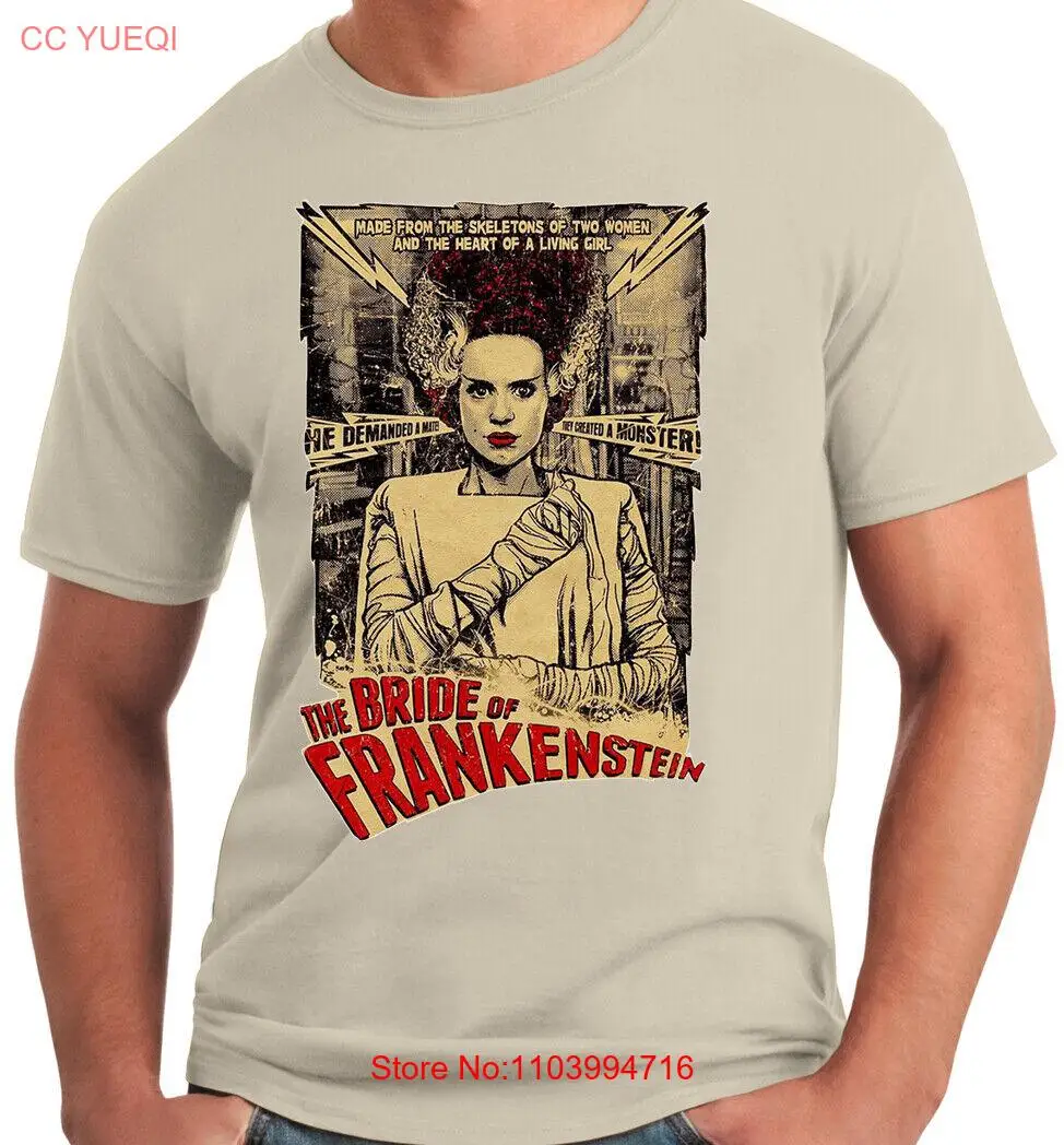 PubliciTeeZ Big and Tall Bride of Frankenstein Horror Movie Poster T-Shirt