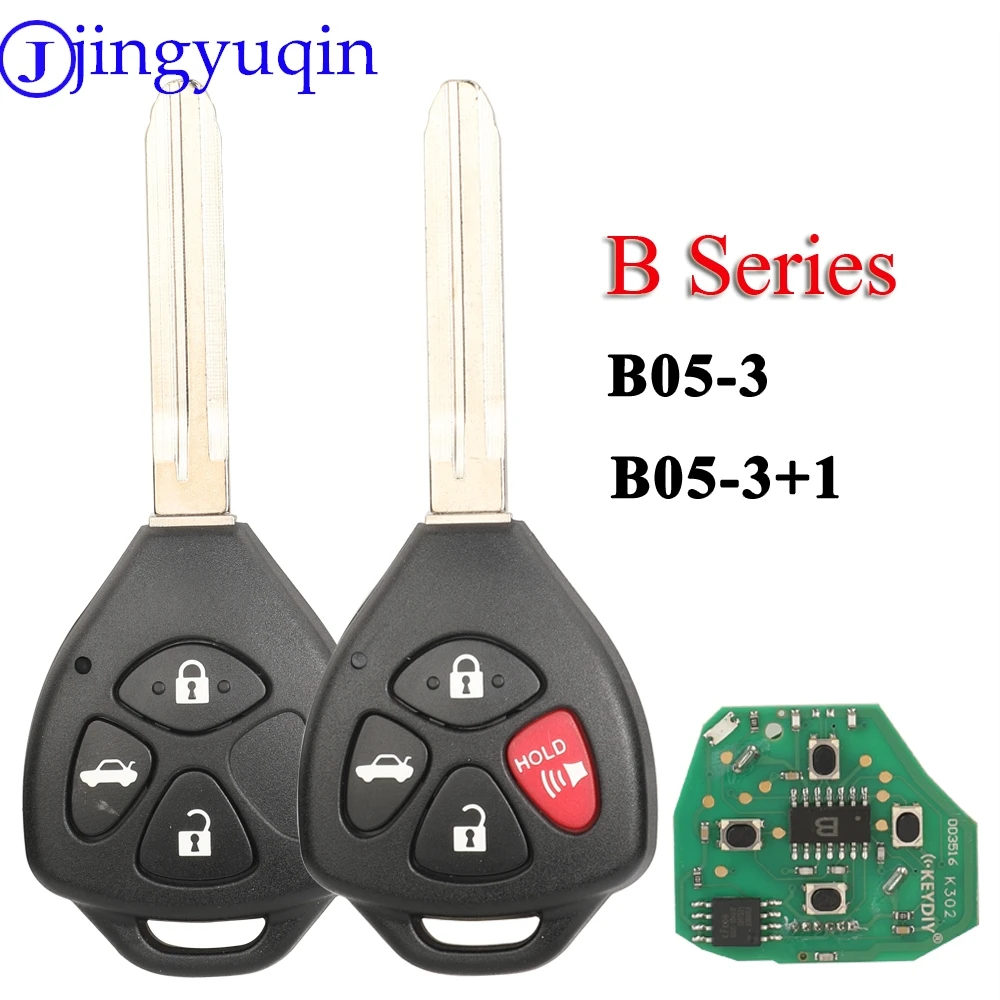 

jingyuqin 3/4Buttons Universal KD B05-3 B05-3+1 Remote Control Car Key For KD900/MINI KD/KD MAX Key Programmer B Series Remotes