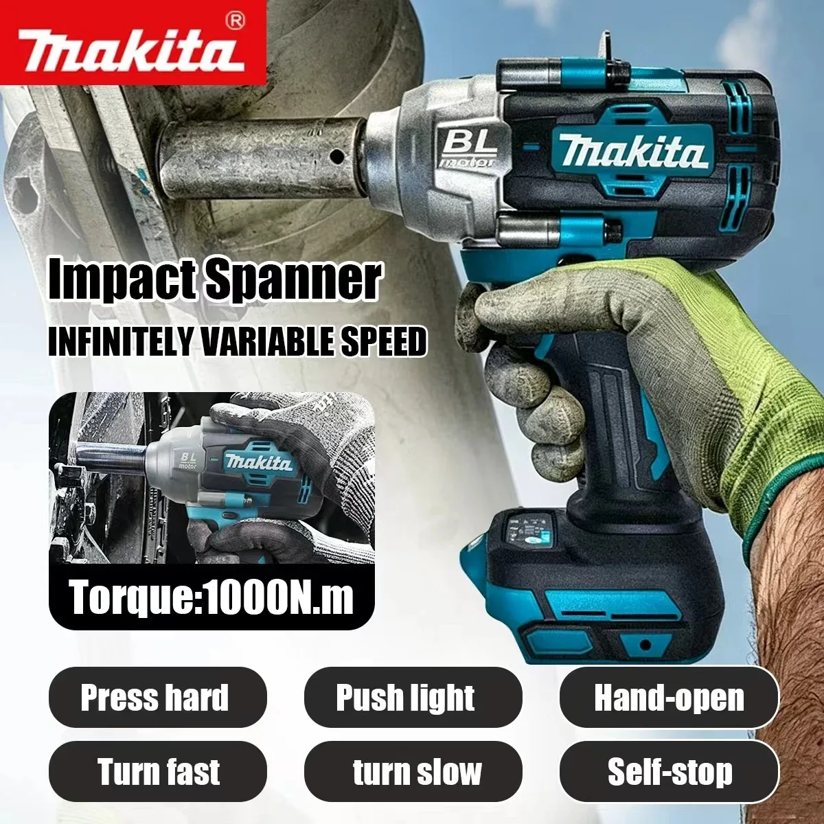 Makita 1000Nm 1/2