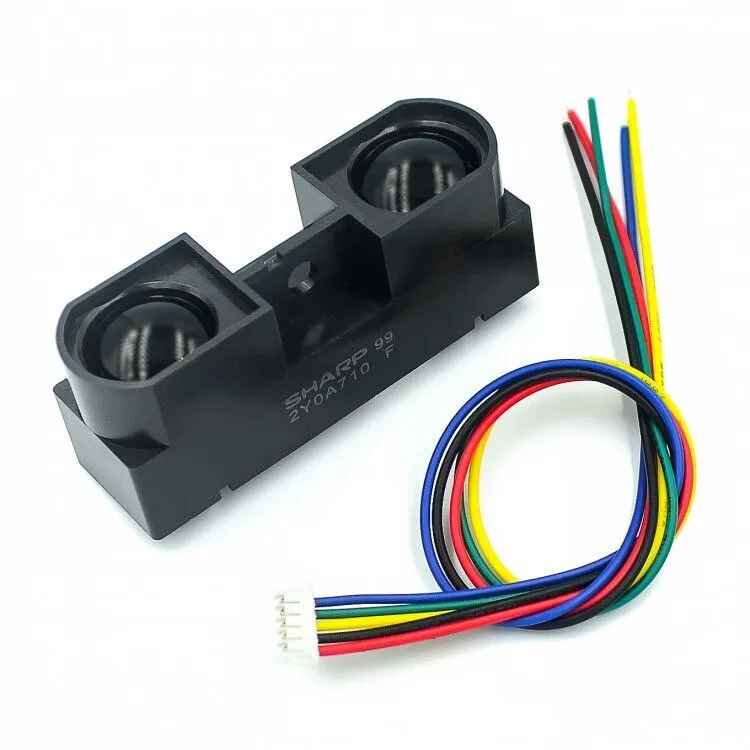 GP2Y0A710K0F 100% NEW 2Y0A710K 100-550cm Infrared distance sensor INCLUDING WIRES