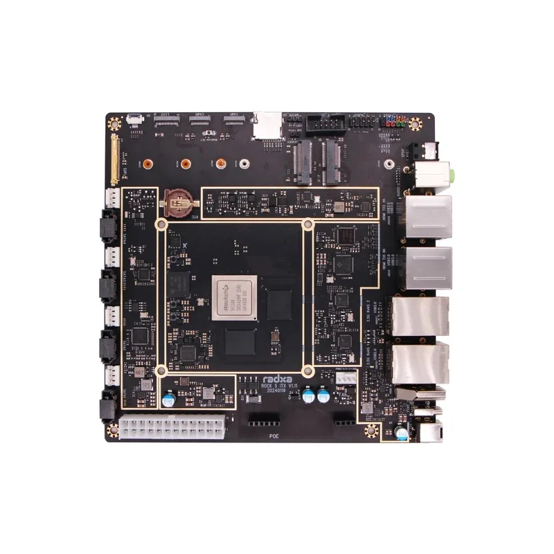 Radxa ROCK 5 ITX Single Board Computer RK3588 Octa Core Mini ITX Motherboard LPDDR5 RAM 8K HDMI Industrial Development Mainboard