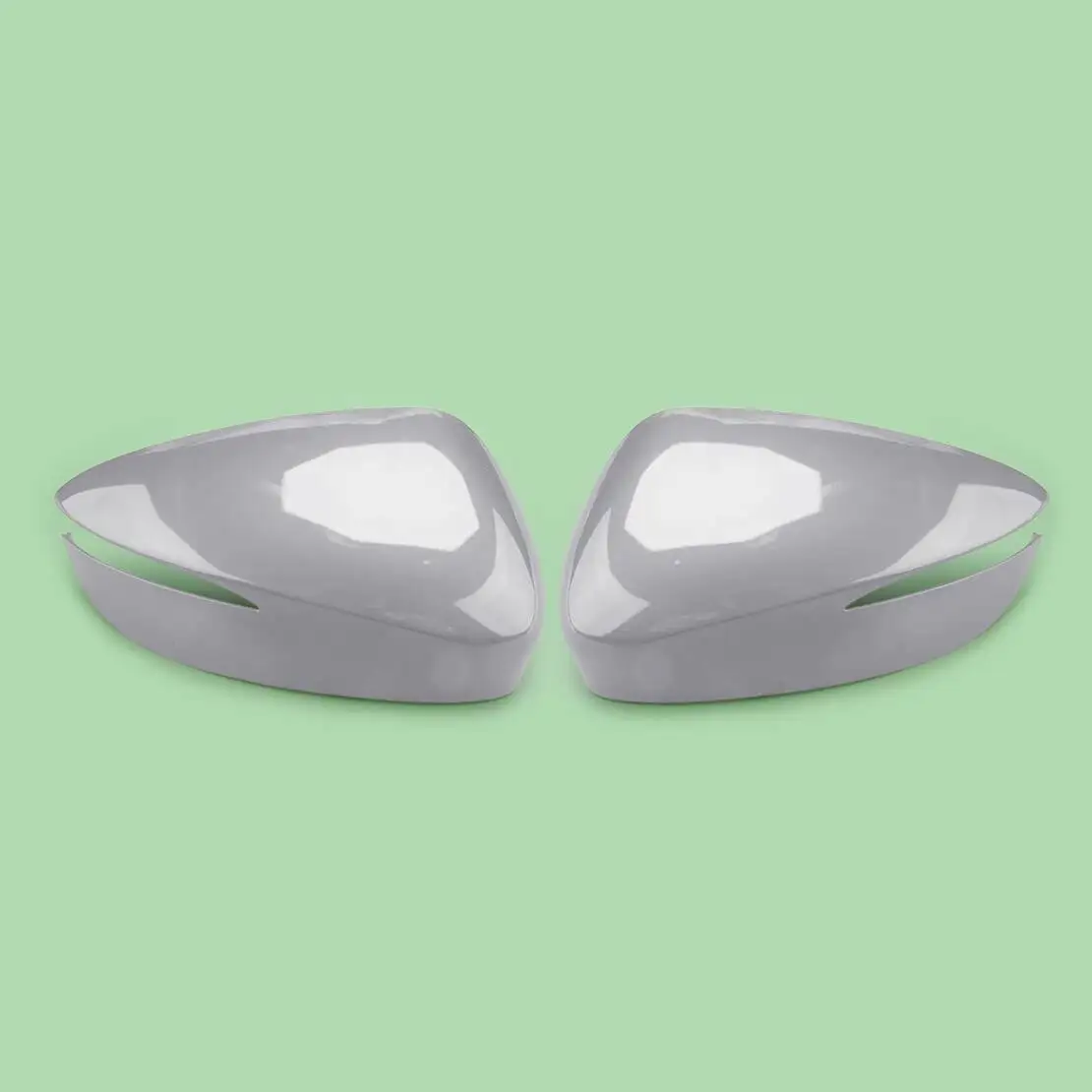 

1 Pair Silver Front Left Right Side Door Rearview Mirror Cap Cover ABS Fit for Mazda CX-5 2015-2016