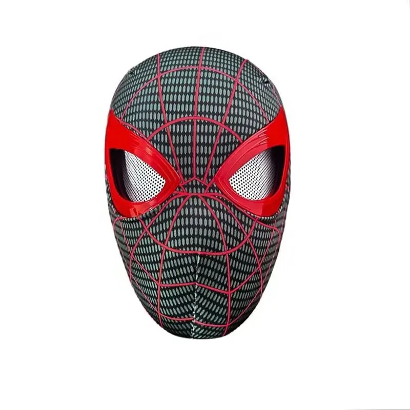 

MINISO Mascara Spiderman Headgear Mask Cosplay Moving Eyes Masks Spider Man 1:1 Elastic Toys Christmas Gift ﻿ Costume Props