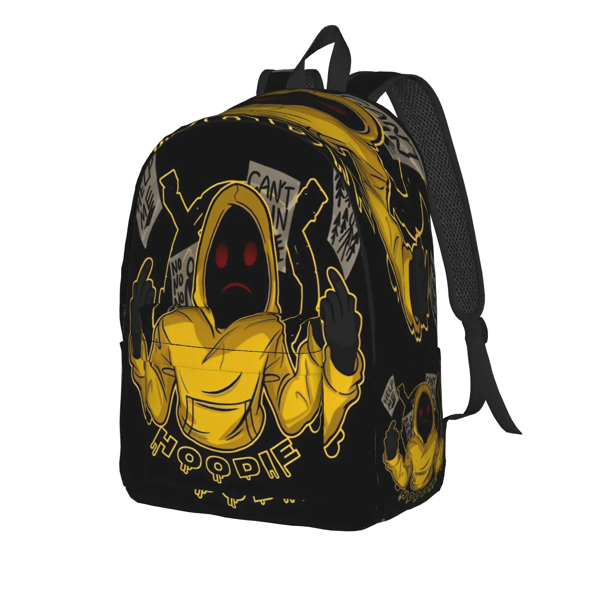 Marble Hornets MH Masky Backpack Student  Breathable Backpacks Polyester Casual School Bags Outdoor Style High Quality Rucksack