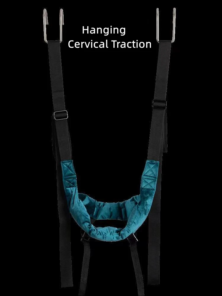 Cervical Neck Traction Belt Hanging Neck Stretching Cervical Spine Spondylosis Orthosis Treatment Device Vertebra Traction Frame