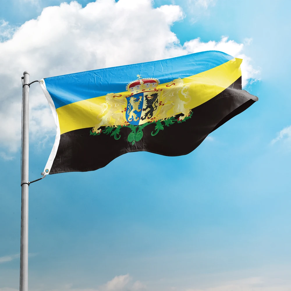 Flag Gelderland Wapen 3*5FT 90*150CM Holland Flags Design Custom  Outdoor Decor Banners  Polyester UV Resistance Double Stitched