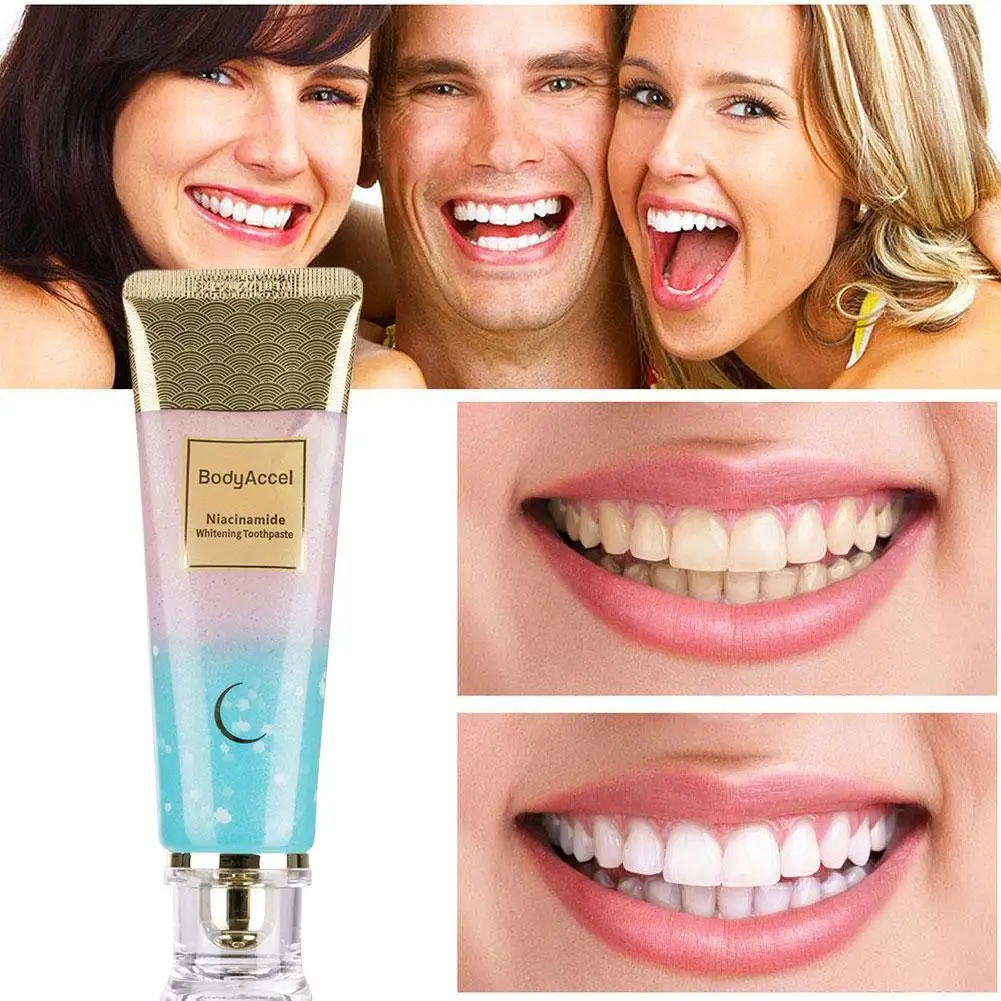

Niacinamide Whitening Toothpaste Fresh Breath Intensive Toothpaste Protect Enamel Periodontitis Stain Removal Tooth Prevent