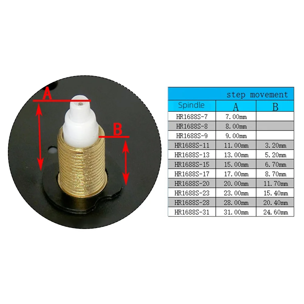 Clock Movement Clock Mechanism Spindle 8-31MM Wide Application 1.3V~1.7V Movemen Mechanism Multi-size Repair Kit