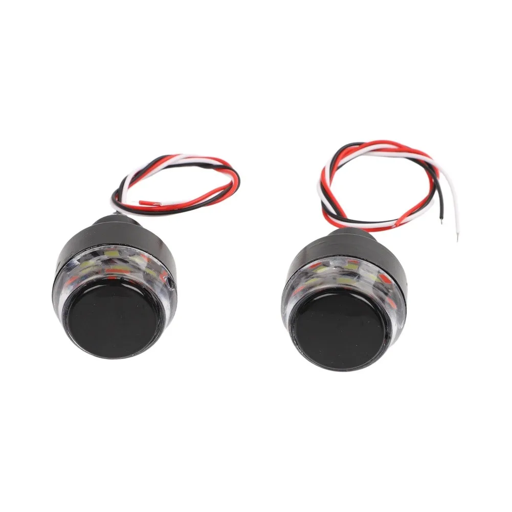 Road Visibility Red Light LED Turn Signal Lamp LED Lighting Motorcycle Brake Light Long Distance Visibility Two Pieces Set