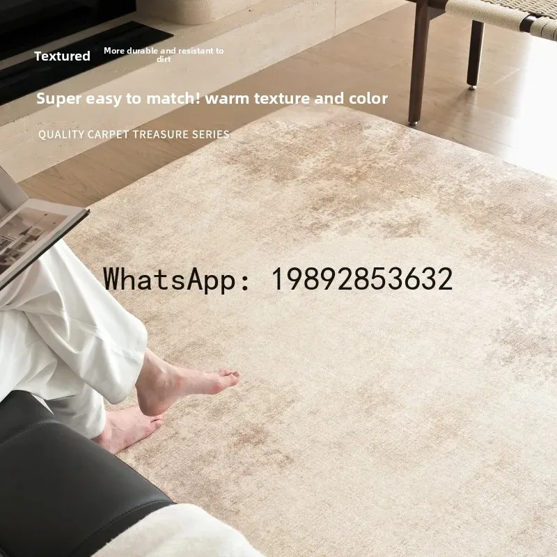 ZFCarpet, living room, Italian style, light luxury, no wash, erasable, modern sofa, coffee table, floor mat, large area