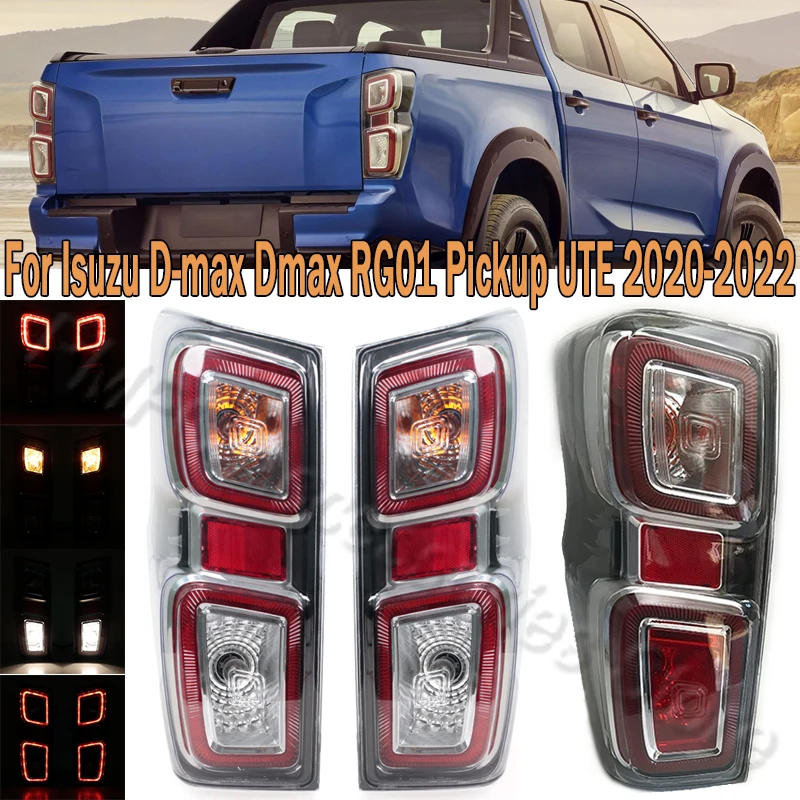 

LED Tail Light Turn SIgnal Light Brake Lamp Stop Fog Lamp Tail Lamp Assembly For Isuzu D-max Dmax RG01 Pickup UTE 2020 2021 2022