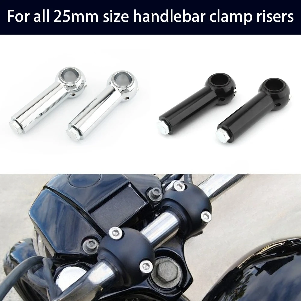 

Handlebar Riser All Motorcycles with 2.5cm/ 1" Bar Diameter for Harley Yamaha Suzuki Honda Kawasaki Aluminum Accesorios Moto