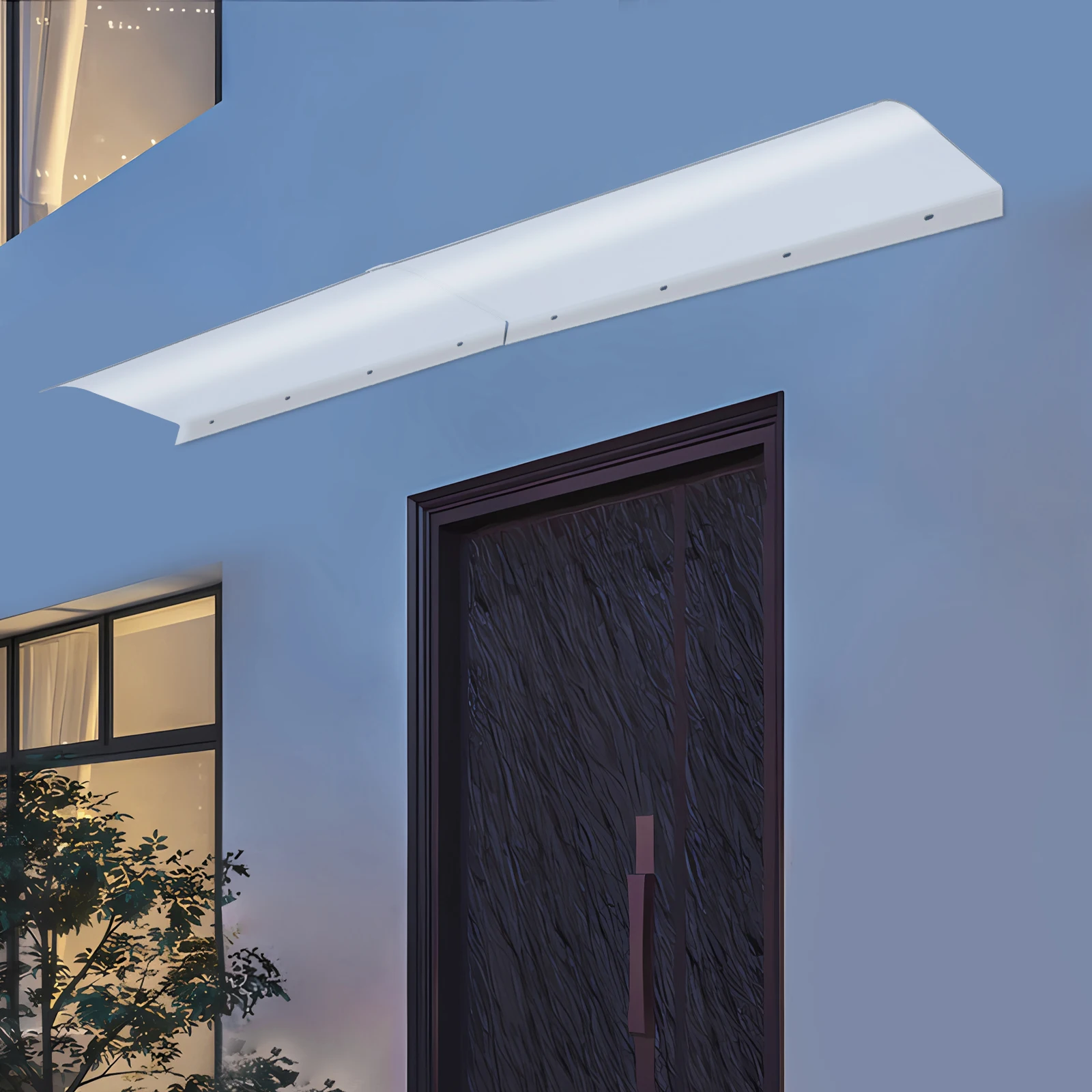 

160x50cm/200x40cm Rainproof Door Rain Shelter Cover Window Awning Invisible Outdoor Front Door Overhang Canopy High Quality for front and rear entrances, bike shelters, gazebos, grape arbors, balconies, windows