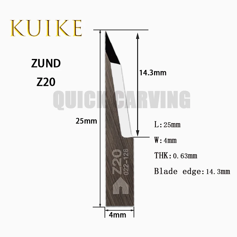 10PCS ZUND Tungsten Carbide Cutting Knife Vibrating Cutter CNC Oscillating Blade ZUND Z20 Z21 Z22 Z23 Z26 Z28 Z29 Z41 Z42