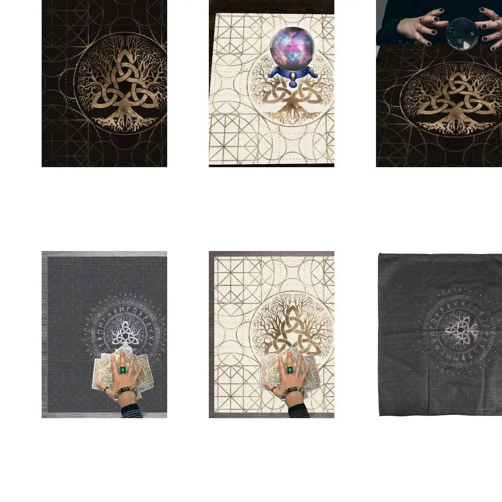 

652f Cover Cover Oracles Game Mat квадрат маятник Алтарь