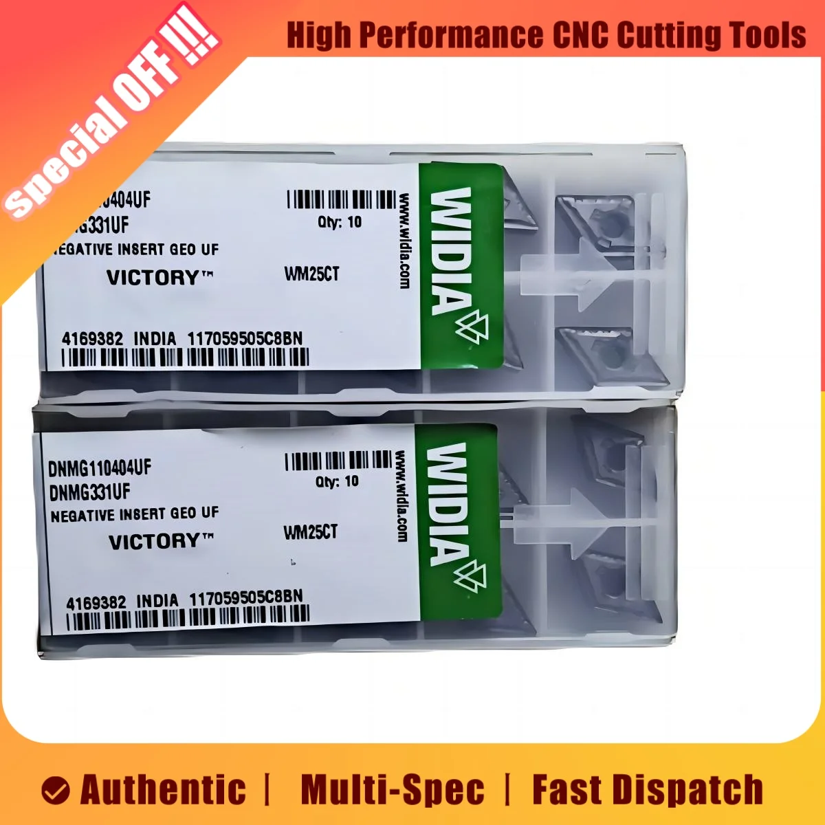 

Оригинальная токарная пластина Widia DCMT DNMG WU10PT WM25CT DCMT070204 1P WU10PT DCMT11T304 1P WU10PT DNMG110404UF WM25CT
