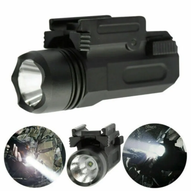 

Tactical Torch Mini Light QD Quick Detach flashlight for 20mm Rail