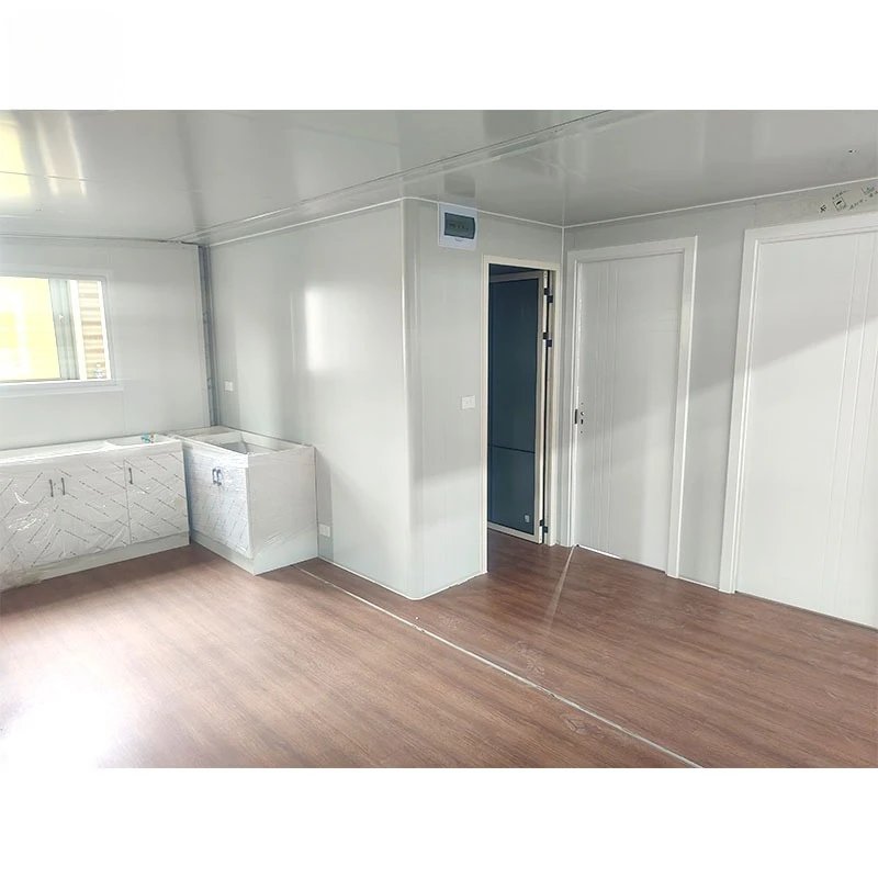 Camp Prefabricated Mobile 20-Foot Plain Container Homes - Portable Offices - Luxury Homes