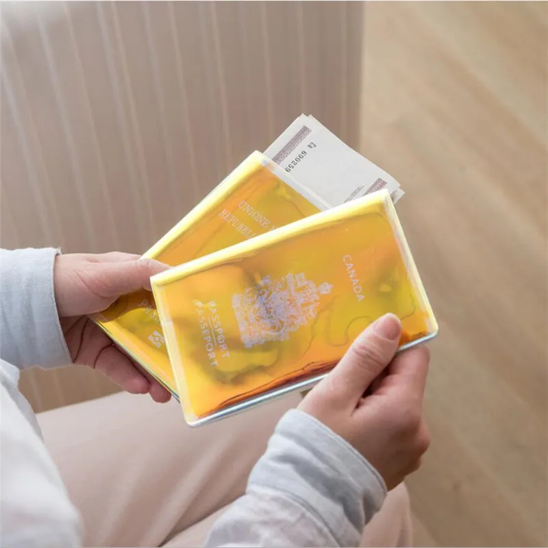 Travel Holographic Passport Holder ID Card Case Cover Credit Organizer Protector laser Paillette PVC Business Credit Wallet Bag - AliExpress 1524 Travel Holographic Passport Holder ID Card Case Cover Credit Organizer Protector laser Paillette PVC Business Credit Wallet Bag - AliExpress 1524