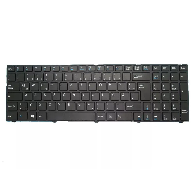 GR Keyboard For MEDION AKOYA P7653 MD61173 MD61088 MD61089 MD61190 MD61191 Black Color