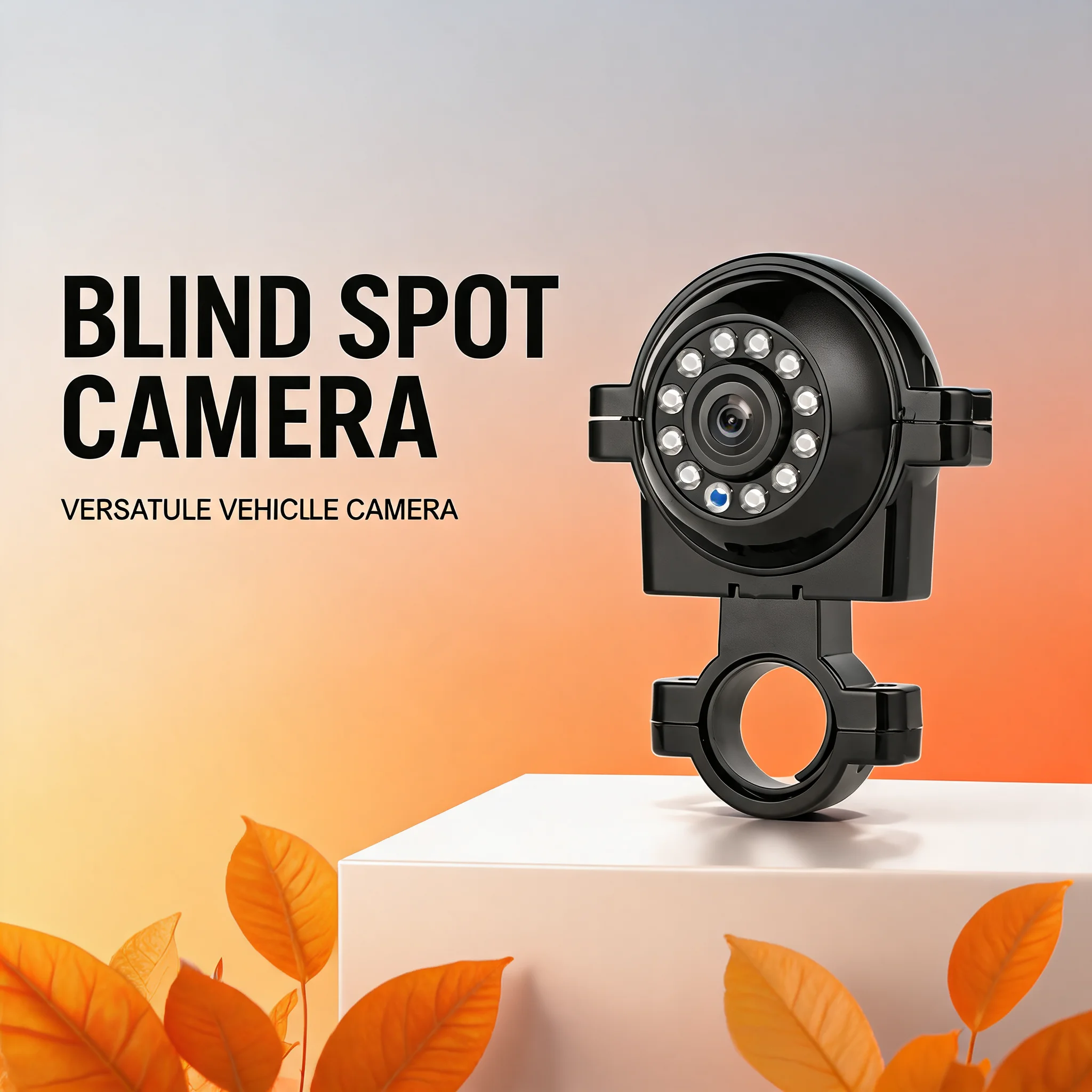 6V36V AHD Car Camera 1920*1080P Infrared Night Vision Side View IP68 Waterproof Left/Right Hanging on Bus/Truck/Trailer Rearview