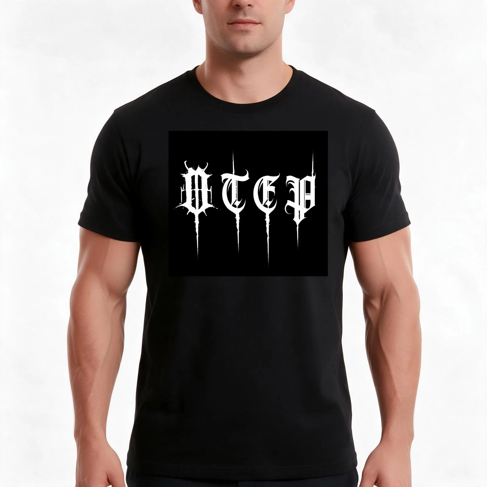 OTEP: GOTH LOGO T-Shirt, Summer Casual Cotton Tee, Oversized Streetwear Tops, Vintage Graphic Print, Loose Fit Short Sleeve