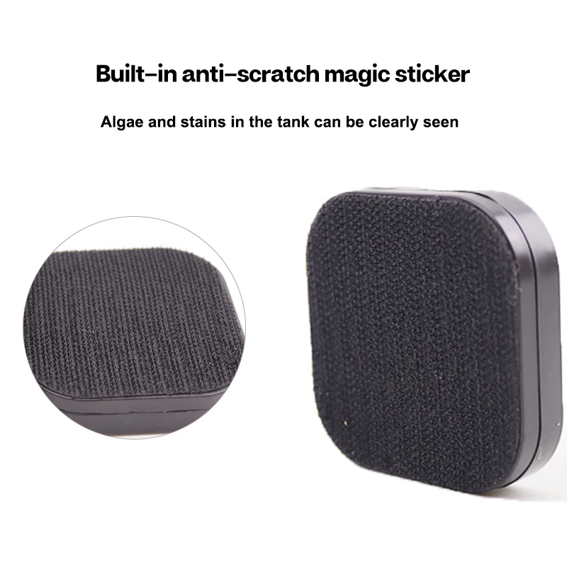 Mini square magnetic brush, strong magnetic cleaning, fish tank cleaning, algae removal,small Aquarium fish tank