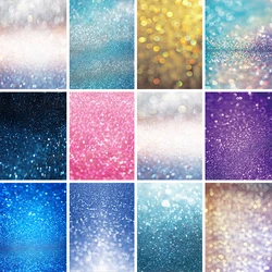 Glitters Light Bokeh Photography Background Shiny Polka Dot Birthday Party Newborn Baby Shower Decor Backdrops for Photographers