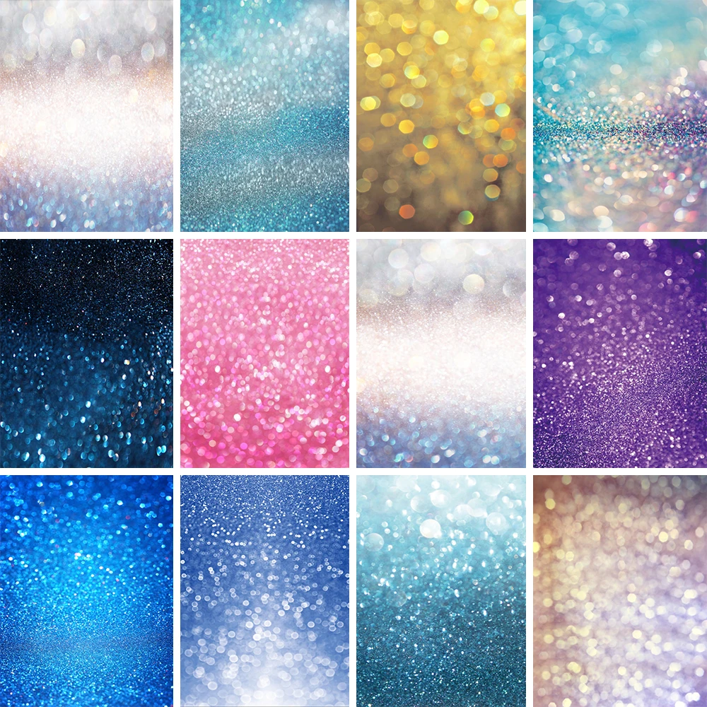 Glitters Light Bokeh Photography Background Shiny Polka Dot Birthday Party Newborn Baby Shower Decor Backdrops for Photographers