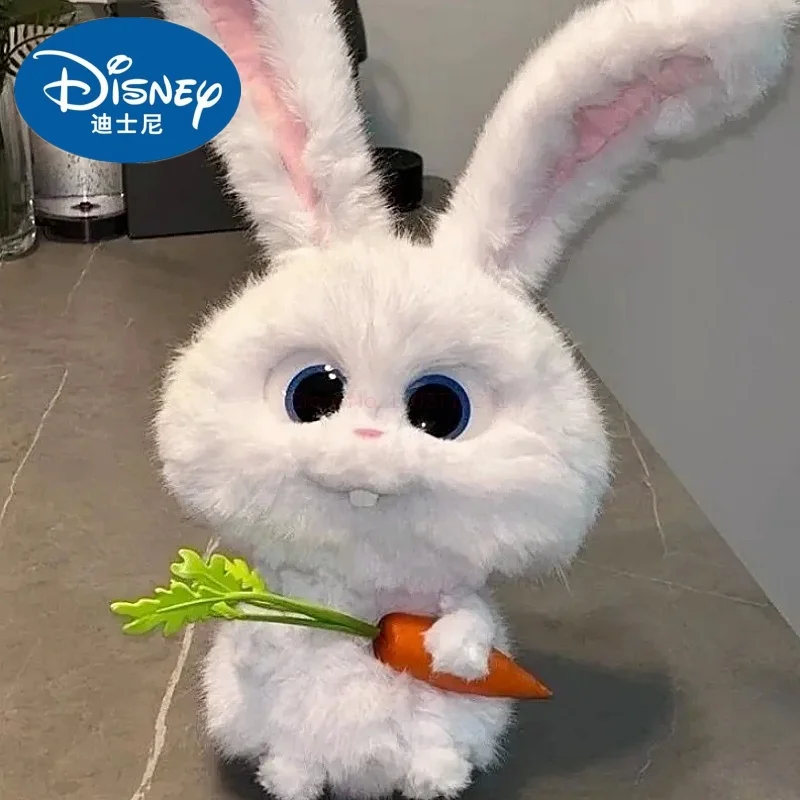 

Disney The Secret Life Of Pets Figure Snowball Plush Sleeping Doll Kawaii Rabbit Stuffed Carrot Soft Cartoon Birthday Gifts Toy