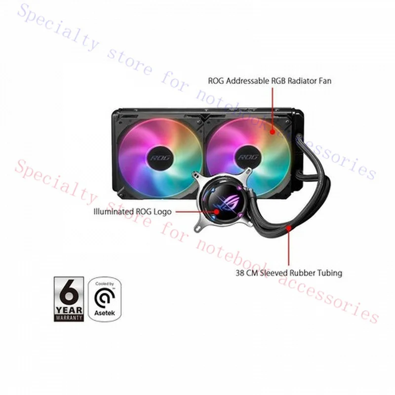 AAA+ FOR ASUS ROG Strix LC II 280 ARGB all-in-one liquid CPU cooler(AIO) with Aura Sync,
