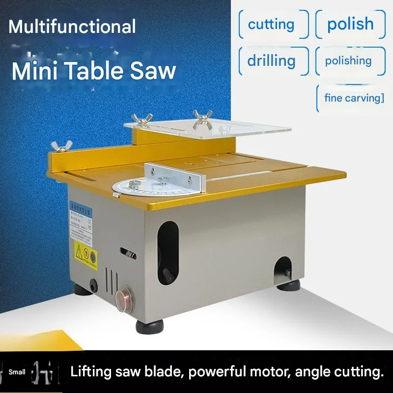 Technology Mini Table Saw 795 Model Height Adjustable Micro Woodworking Cutter For DIY Desktop Inverted Router Slotting