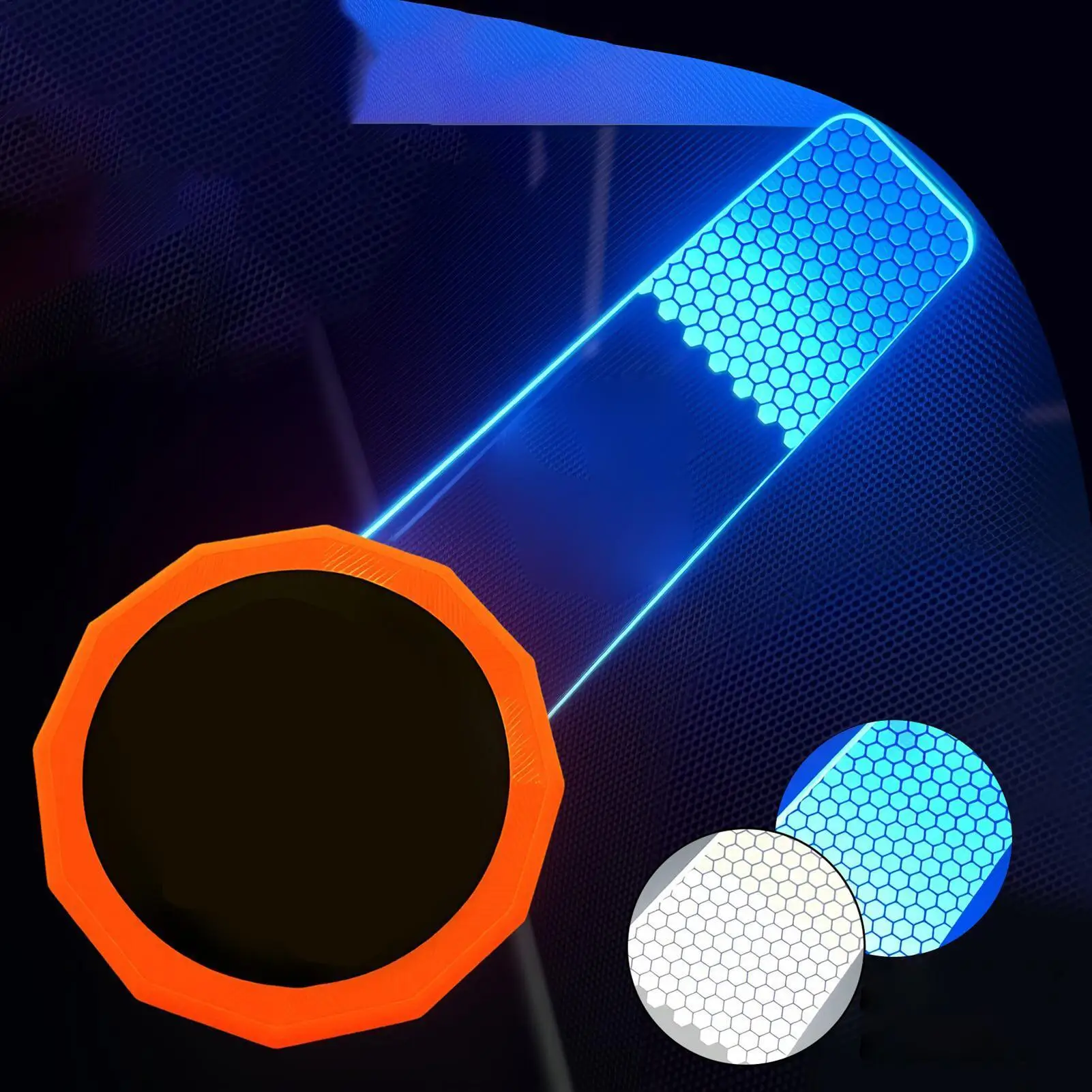 Magnetic Rechargeable Window Tint Light White Blue LED Detailing Lamp for Car Film Installation Auto Beauty Workshop Use