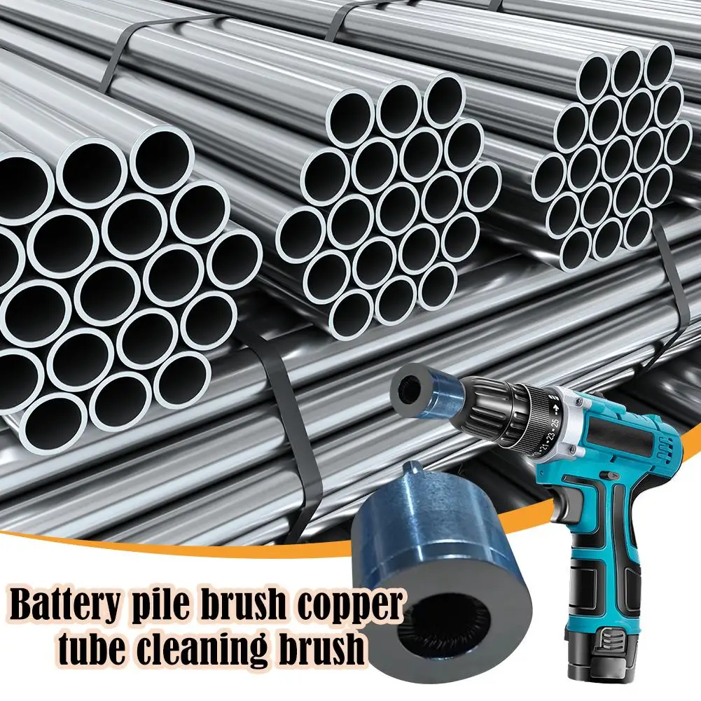 Imagem -04 - Escova de Limpeza de Tubo de Cobre Broca de Metal Limpeza e Preparação Acessórios de Limpeza de Cobre 15 mm 22 mm