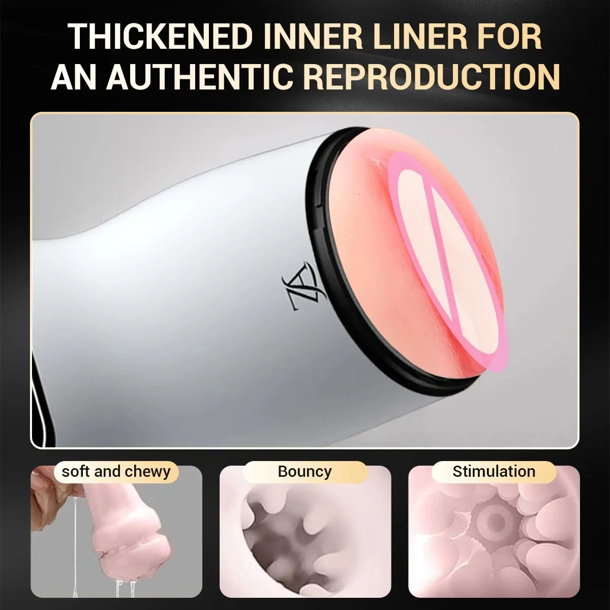 Male Sucking Masturbator Cup Texture Vagina Machine Pocket Pussy Penis Trainer Suction Cup Blowjob Vagina Adults Sex Toy for Men image 5