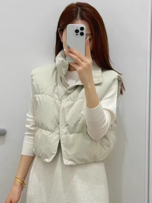 

Vests Waistcoats Thick Womens Adults Winter Velvet Plush Double-Layered French Style Anti-Freezing Warmth Professional Cozy Sexy