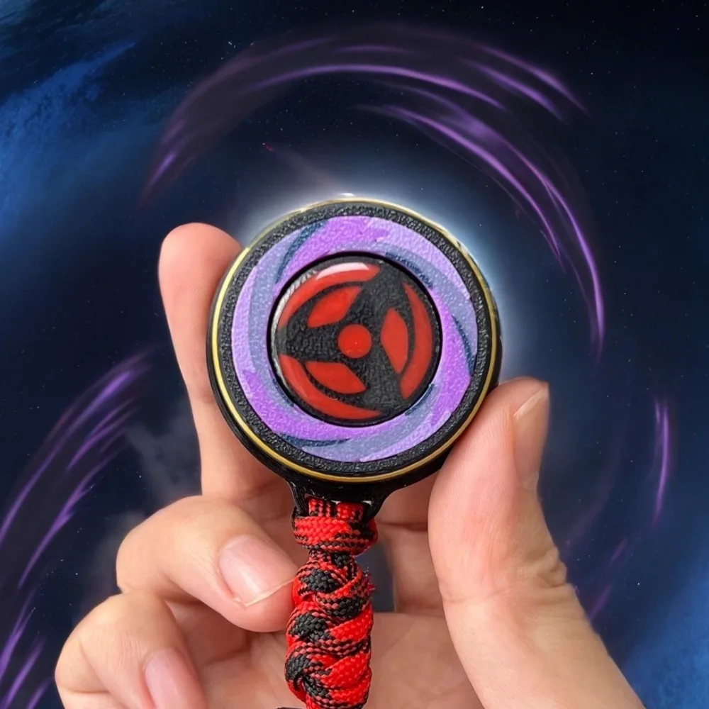 Sharingan – pièce de monnaie magnétique, curseur mécanique, plaque de poussée, Mini Fidget EDC, soulagement du Stress, jouet sensoriel, Anti-anxiété