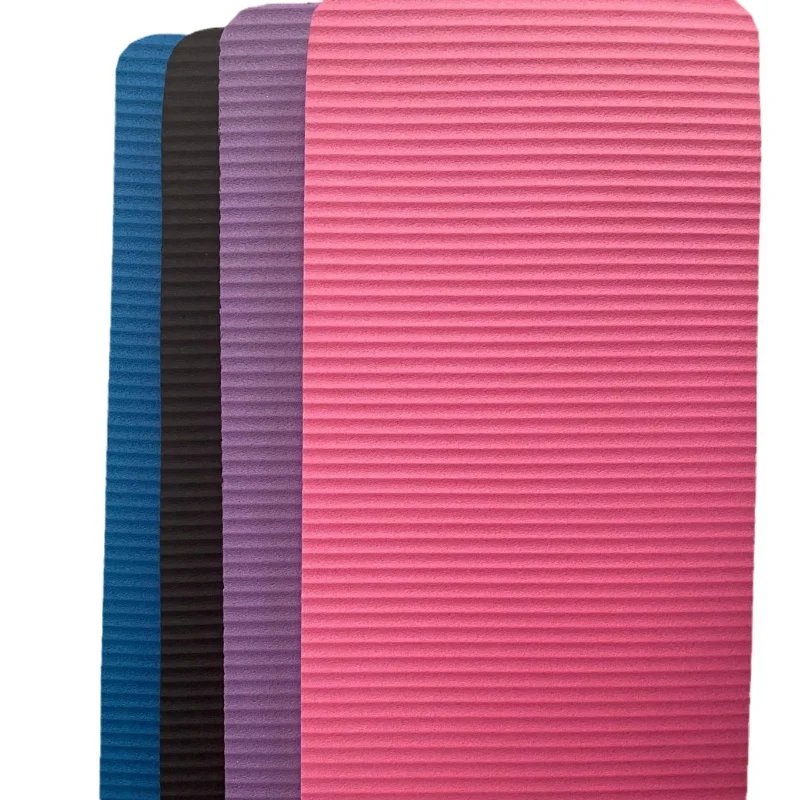 Mata do jogi 60x25 cm, 15 mm, do ćwiczeń w domu, pilatesu, płaska, podpierająca brzuch, do sportów, przenośna, do użytku wewnątrz i na zewnątrz, sprzęt sportowy NBR, profesjonalna. — zdjęcie 6